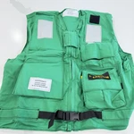 Switlik Flight Deck Vest (green) Large Mk 1 W/ Dye Bag + Strobe Whistle New. Price: $84.99.