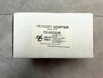 David Clark Headset Adapter Mil Grade Dual Ptt 40937G-09. New In Box.. Price: $125.00.