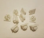 10 Universal License Plate Tag Mounting Hardware Plastic Insert Nut Clip Bumper New. Price: $9.99.