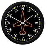 10" Classic Directional Gyro Round Clock New. Price: $42.99.