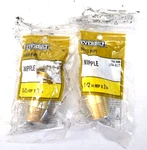 Lot Of Everbilt 1/2" Mip X Brass Pipe Nipple Fittings Hardware LFA-837 New. Price: $11.04.