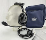 Asa Airclassics HS-1A Aviation Headset Pilot W/ Aopa Carry Bag Tested Used. Price: $67.77.