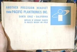 1960S Pacific Plantronics MS20 / T30 Airplane Pilot Headset Aviation In Box Vtg New. Price: $59.99.