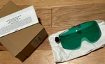 New Gentex HGU-56/P Flight Helmet Green Laser Protection Night Visor. Price: $65.00.