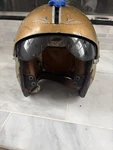 Vintage Navy APH-5 Gold Helmet Gentex Vietnam Era Jet & Helicopter Pilot Used. Price: $328.00.