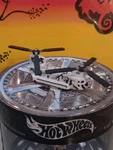 Mini Hot Wheels Plastic Military CH-47 Chinook Helicopter (read) Used. Price: $5.00.