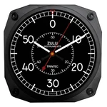 New Trintec Zulu Instrument Flight Chronograph Wall Clock 6.5" Square. Price: $35.16.
