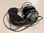 David Clark H10-13.4 Aviation Headset W/ Microphone & Dual Ga Plugs Headphones Used. Price: $175.00.