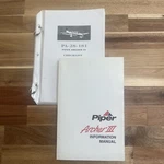 Piper Archer Iii Airplane Information Owners Manual PA-28-181 1995 + Checklist Used. Price: $15.00.