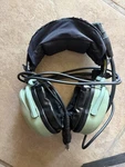 David Clark Aviation Headset H20-10S Used. Price: $350.00.