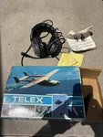 Vintage Telex AIR3100 Noise Reduction Aviation Pilot Headset With Box & Manual Used. Price: $59.90.