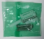 80 X 4 Pack Wall Anchor/screw Hardware Kits #6 1 Inch Phillips Screws New. Price: $19.99.