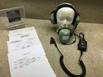 David Clark H7020 P/n 12521G-01 Headset Noise Shielded Used With C7053. Price: $172.23.
