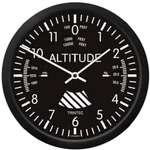 Trintec 10" Classic Altimeter Wall Clock 9060-10 Great Aviation Gift New. Price: $47.99.