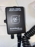 David Clark Radio Adapter Cord Remote Rear Control Head Model C6027R Open. Price: $75.00.