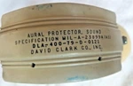 Vintage David Clark Aural Protector Sound MIL-A-23899A DLA-400-79-D-0121 Used. Price: $15.00.