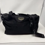 Jeppesen Flight Duffle Overnight Bag Pilot Aviation Black 16 1/4X10X6 Dual Zip Used. Price: $39.99.