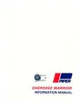 New Surplus Piper PA-28-151 Cherokee Warrior Pilot Information Manual Pn 761-563. Price: $20.00.