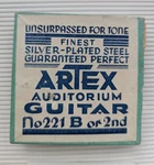 : Rare Vintage Artex Guitar Strings - Full Box Of 12 New Old Stock Open. Price: $25.00.