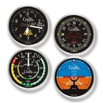 Trintec Cessna 4-PIECE Round Acrylic Coaster Set Model 9010-CES New. Price: $28.29.