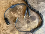 David Clark Headset Boom Mic Dual 1/4" Jack Green Black 01615-0054 Used. Price: $70.00.