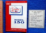 1967 Cessna 150 Poh Owner's Manual Cruise Performance Fuel + 0405011-6 Checklist Used. Price: $23.95.