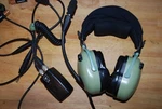 David Clark H20-10X Aviation Headset Untested Used. Price: $99.00.