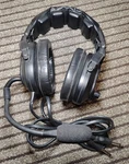 Aviation Headset Telex Echelon Black Clean Tested Working Used. Price: $34.97.