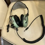 David Clark Aviation Headset H10-76 P/n 18284G-01 MFR:71483 (untested) For. Price: $70.00.