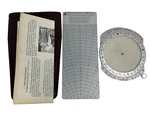 Jeppesen CSG-8A Metal Aviation Slide Graphic Computer W/ Case & 1963 Ephemera Used. Price: $12.99.