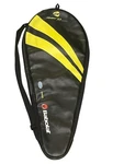 Babolat Aero Series Tennis Racket Cover Bag Padded Black Yellow 1-2 Racquet Pre-owned. Price: $15.40.
