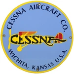 Vintage Cessna Aircraft Co Porcelain Sign Airplane Hangar Gas Station Motor Oil Used. Price: $112.73.