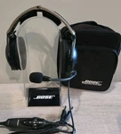 Bose X A10 Aviation Pilot Headset Dual Ga Plug W/ Case & New Ear Pads Mic Cover Used. Price: $495.00.