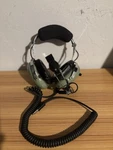 David Clark H10-76 Aviation Headset Untested Pilot Usaf Military W/ M-87/AIC Mic Used. Price: $129.99.