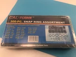 300PC Snap Ring Assortment/ Hardware Kit New. Price: $13.20.