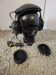 Avcomm Pn# AC-454PNR Aviation Pilot's Headset Headphones W/ Microphone Works Used. Price: $99.99.