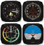 New Trintec Classic Aircraft Instrument Set 4PC Aviation Pilot. Price: $21.99.