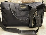 Jeppesen Pilot Flight Bag Black Canvas Aviation Gear Case With Strap 16" Used. Price: $44.99.