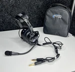 Rugged Air RA620 Helicopter Pilot Headset U174 Aviation Mic W/ Bag Black New. Price: $210.00.