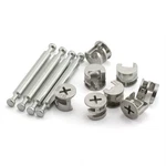 4SET Furniture Hardware Double End Head Rod Connection Cam Fittings 64MM New. Price: $14.10.