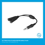 Bose A20 Aviation Headset Dual Ga Twin Plug To U174 Helicopter Adapter - New. Price: $59.95.
