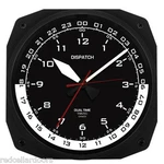 Trintec Zulu Clock 12 & 24 Hour Dual Time Utc Military Instrument Dial DSP10 10" New. Price: $39.56.
