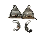 Jeep Wrangler Tj 97-02 Rear Folding Seat Bracket Mount Set Pivot Hardware Used. Price: $54.99.