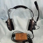 Pilot Usa PA-1161 Noise Attenuating Aviation Headset Tested, Working Used. Price: $59.95.