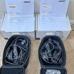 2X Factory Refurbished Bose A20 Anr Aviation Headsets Dual Ga Plugs W/ Bluetooth Remanufactured. Price: $2100.00.