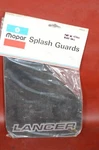 2- Nos Vtg 1985-89 Dodge Lancer Mud Splash Shield Guard Flap Logo Mopar 4318441 New. Price: $225.00.