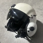 Gentex SPH-5 Xl Helicopter Flight Helmet Tinted Visor, Earphones And Microphone Used. Price: $549.99.