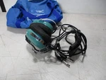 L154) Sigtronics Model S-40 Aviation Pilots Noise Attenuating Headset Blue Used. Price: $50.00.
