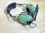 David Clark Aviation Headset M-7A Pilot Mic Part# 9168P-32 Untested Made Usa For. Price: $66.60.
