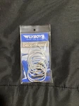 Flyboys Checklist Ring - Opened 1.75" Locked 10 Pack Multi Purpose New. Price: $24.50.